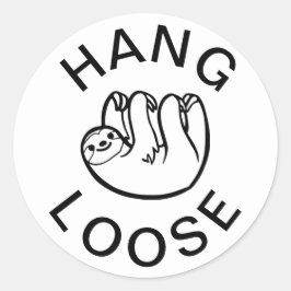 Adesivo Sloth Hang Loose