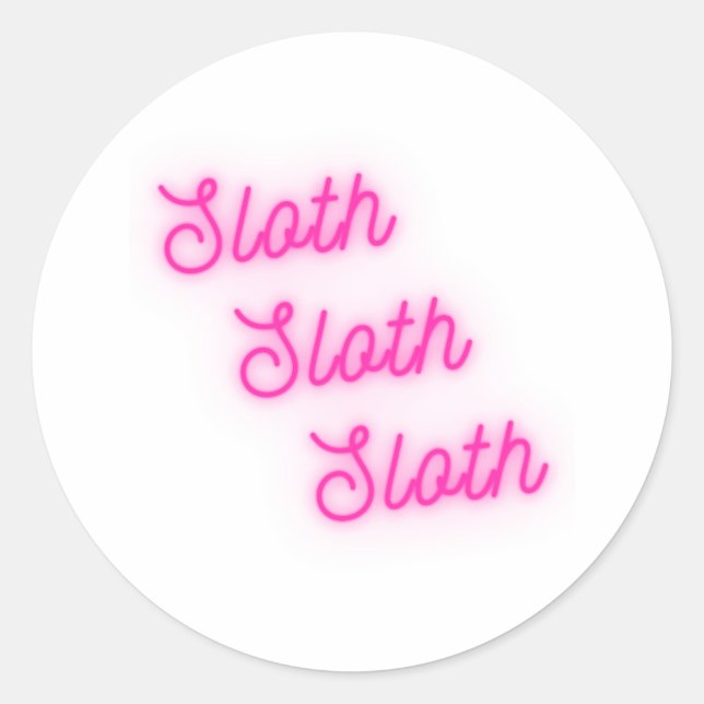 ADESIVO SLOTH SLOTH SLOTH (Frente)