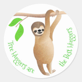 Adesivo Sloth Tree Huggers são os melhores Huggers