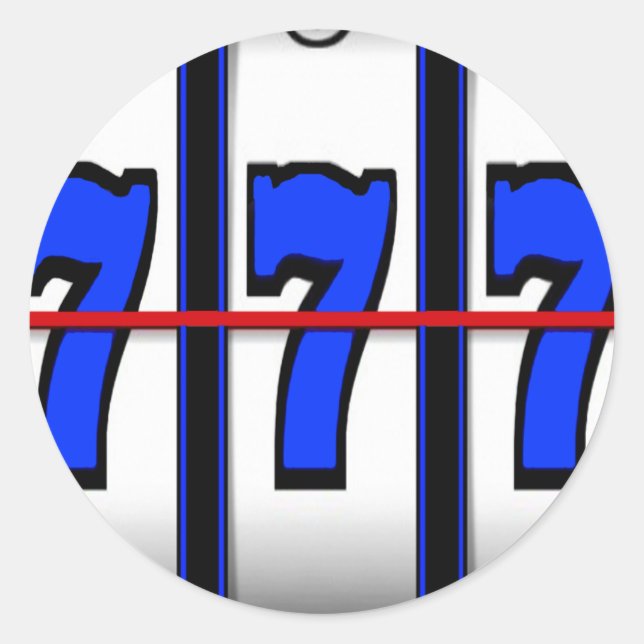 ADESIVO SLOTS DO TRIPLO SETE (Frente)