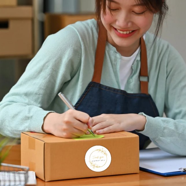 Adesivo Small Business Thank You Sticker (Criador carregado)