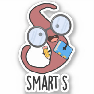 Adesivo Smart S Funny Alphabet Pun
