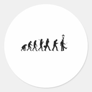 Adesivo Smartphone de evolução - Motivo engraçado