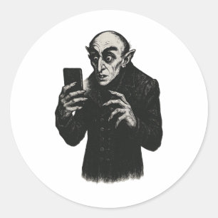 Adesivo Smartphone Nosferatu Selfie Count Orlok Ha