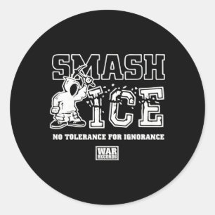 Adesivo Smash Ice Nenhuma Tolerância Para Ignorância Regis