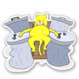 Adesivo Smelly Cat King