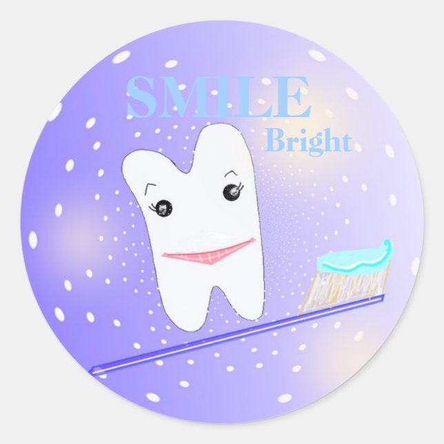 Adesivo Smile Bright Dental (Frente)