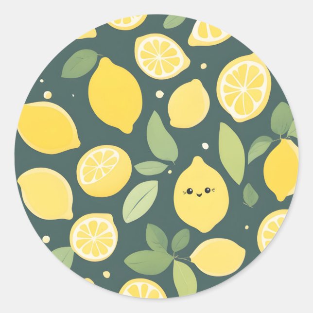 Adesivo Smile Lemon Sticker (Frente)