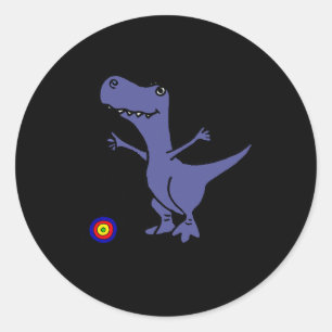 Adesivo SmiletetsHob Funny Trex Dinossaur Jogando Yoyo