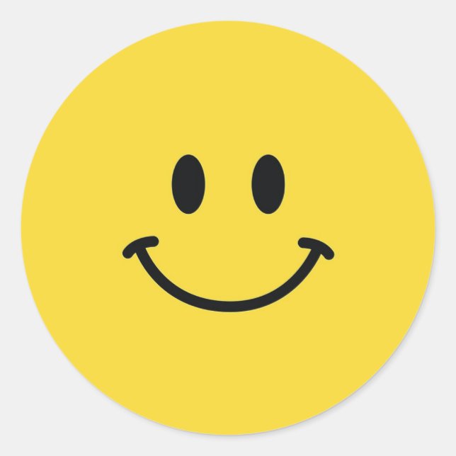 Adesivo Smiley face autêntico (Frente)