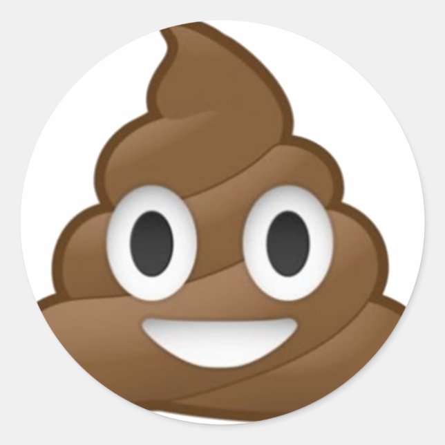 Adesivo Smiling Poop Emoji (Frente)