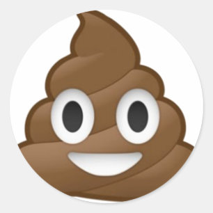 Adesivo Smiling Poop Emoji