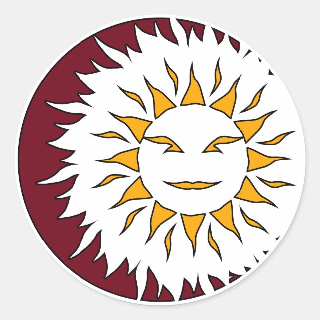 Adesivo Smiling Sun Eclipse (Frente)
