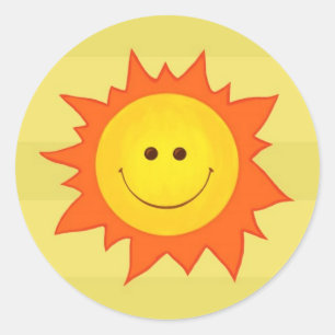 Adesivo Smiling Sun Sticker