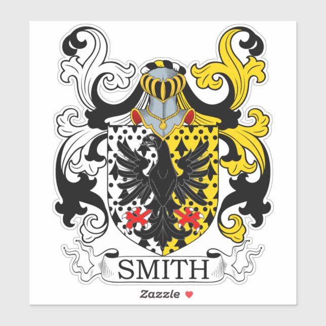 Adesivo Smith Family Crest (Folha)