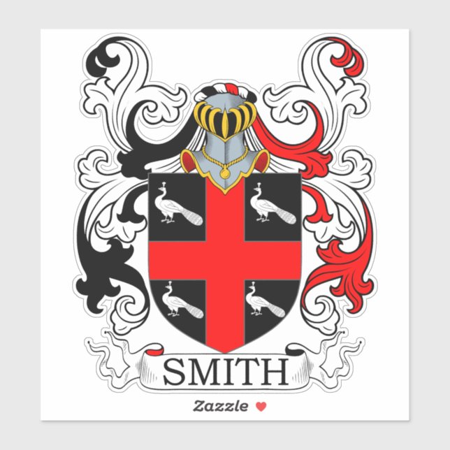 Adesivo Smith Family Crest (Folha)