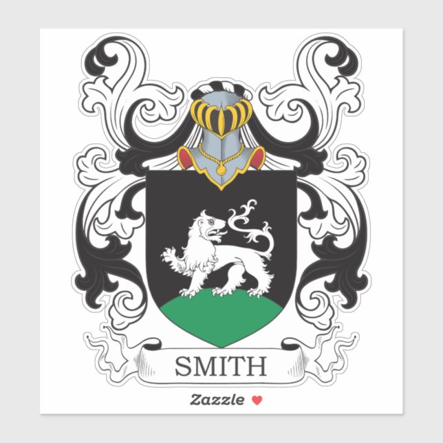 Adesivo Smith Family Crest (Folha)