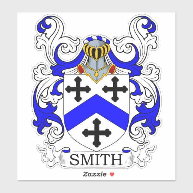 Adesivo Smith Family Crest (Folha)
