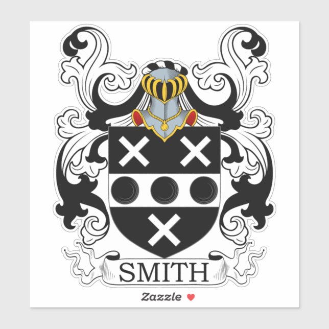 Adesivo Smith Family Crest (Folha)