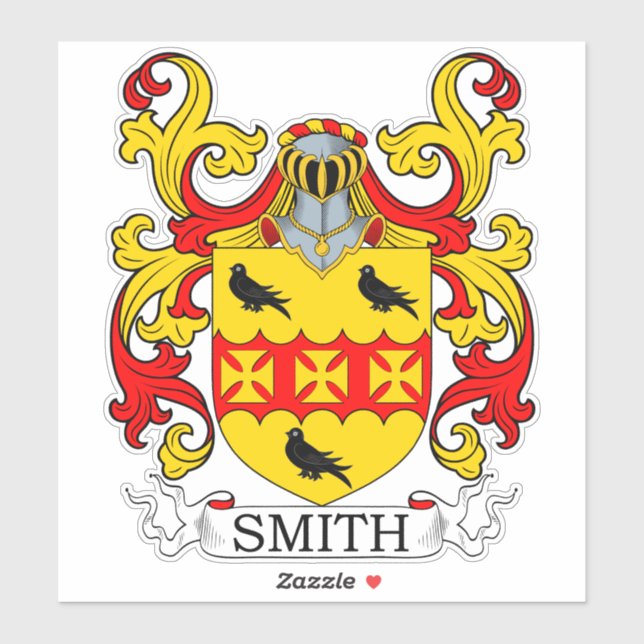Adesivo Smith Family Crest (Folha)