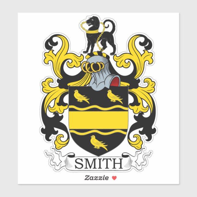 Adesivo Smith Family Crest (Folha)