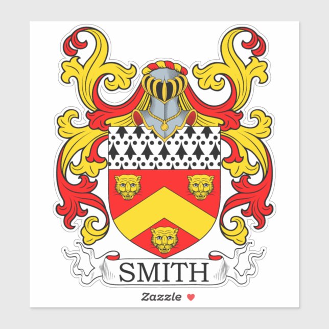 Adesivo Smith Family Crest (Folha)