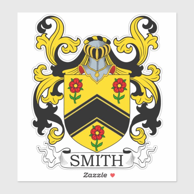 Adesivo Smith Family Crest (Folha)