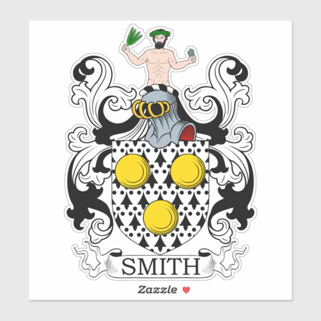 Adesivo Smith Family Crest (Folha)