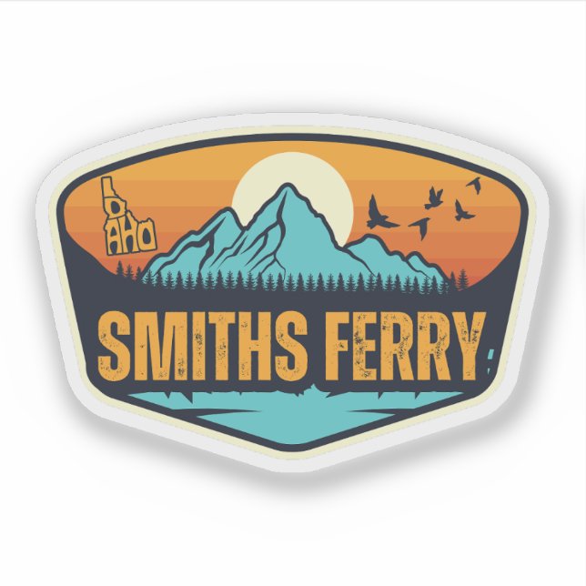 Adesivo Smiths Ferry, Idaho (Frente)