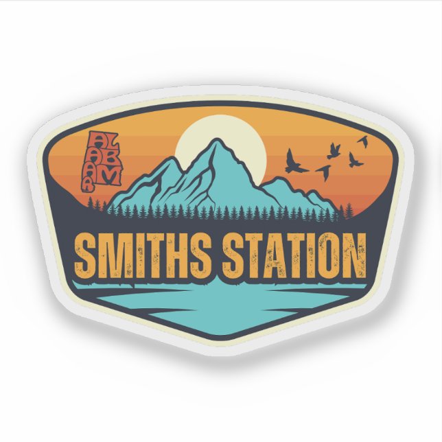 Adesivo Smiths Station, Alabama (Frente)