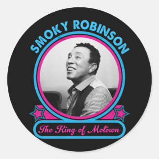 Adesivo Smokey Robinson O Rei De Motown