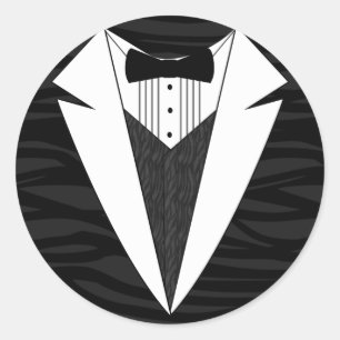 Adesivo Smoking preto/branco