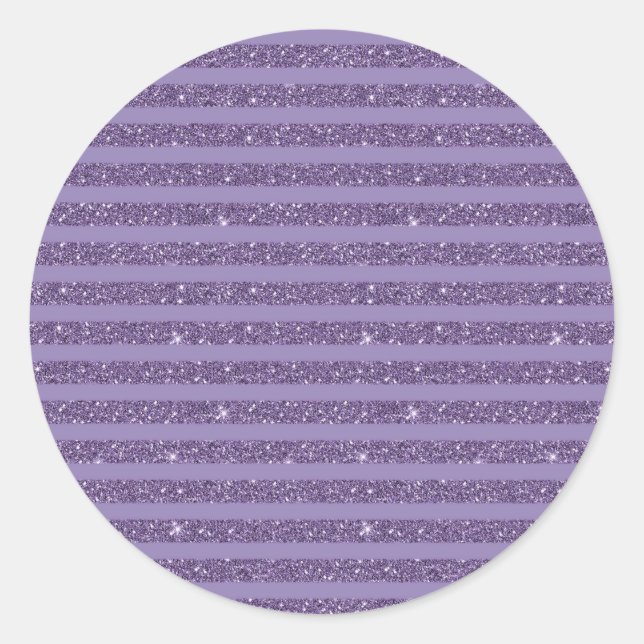 Adesivo Smoky Plum Glitter Style Horizontal Stripes (Frente)