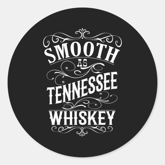 Adesivo Smooth As Tennessee Whiskey (Frente)