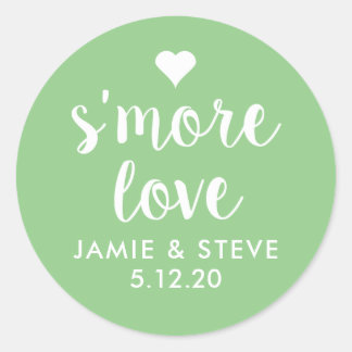 Adesivo "Smore Love Stickers, Smore Favor Stickers"