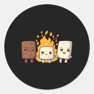 Adesivo S'More Marshmallow Smores Camg Kawaii