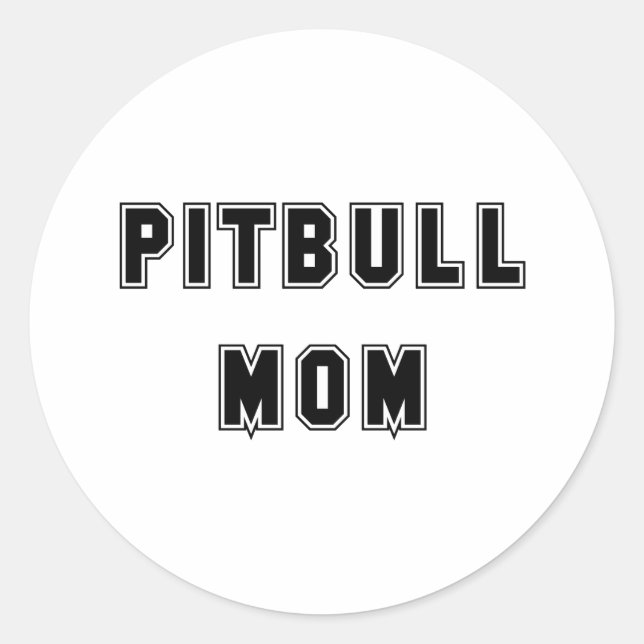 Adesivo SMS Pitbull Mãe (Frente)