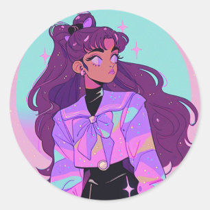 Adesivo Smug Anime Girl