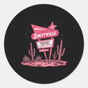 Adesivo Smutville Funny Book Lover - Sinal de Leitura Gráf