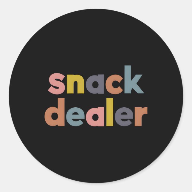 Adesivo Snack Dealer Para Mãe De E (Frente)