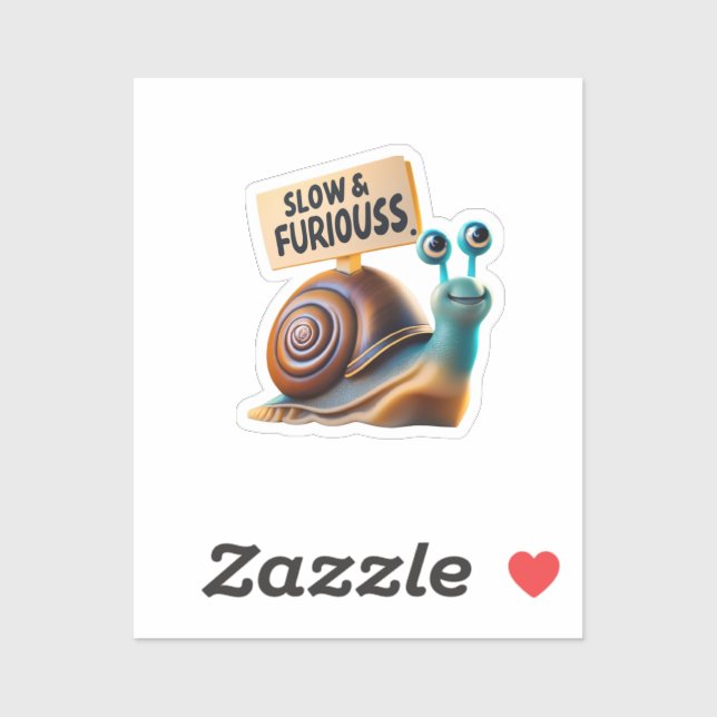 Adesivo Snai: "lento e furioso!" (Folha)