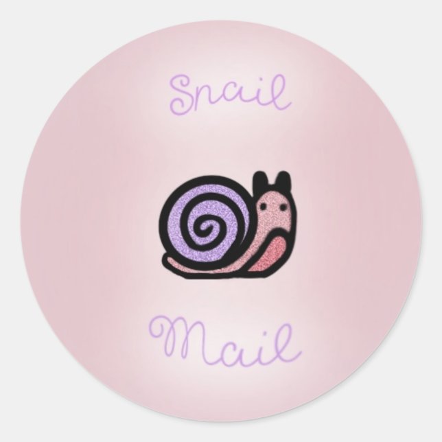 Adesivo ‘snail mail’ sticker set (Frente)