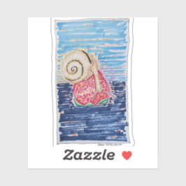 Adesivo Snail on the Strawberry