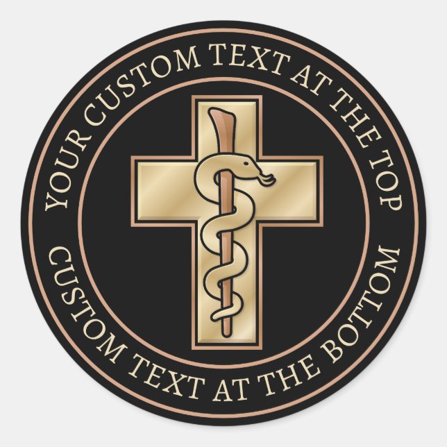 Adesivo Snake on Cross (Frente)