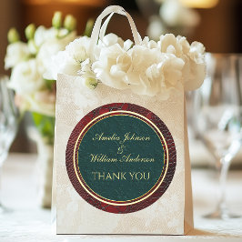 Adesivo Snakeskin Leather Victorian Red Wedtorian Favor