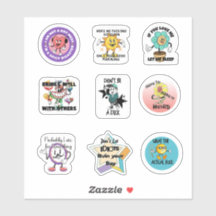 Snarky Funny Vinyl Stickers