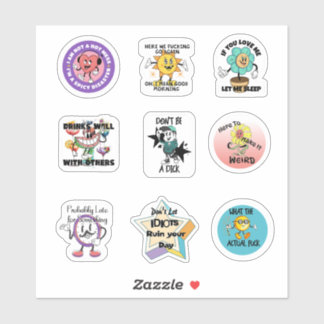 Adesivo Snarky Funny Vinyl Stickers