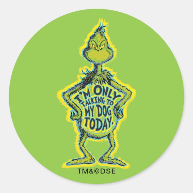 Adesivo Snarky Grpolegadas Engraçado, só estou falando com (Frente)