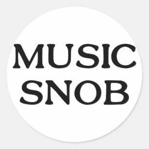 Adesivo Snobe da música