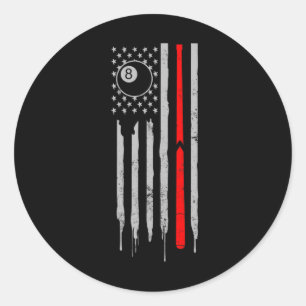 Adesivo Snooker Design 4 de julho Patriótico Americano F A